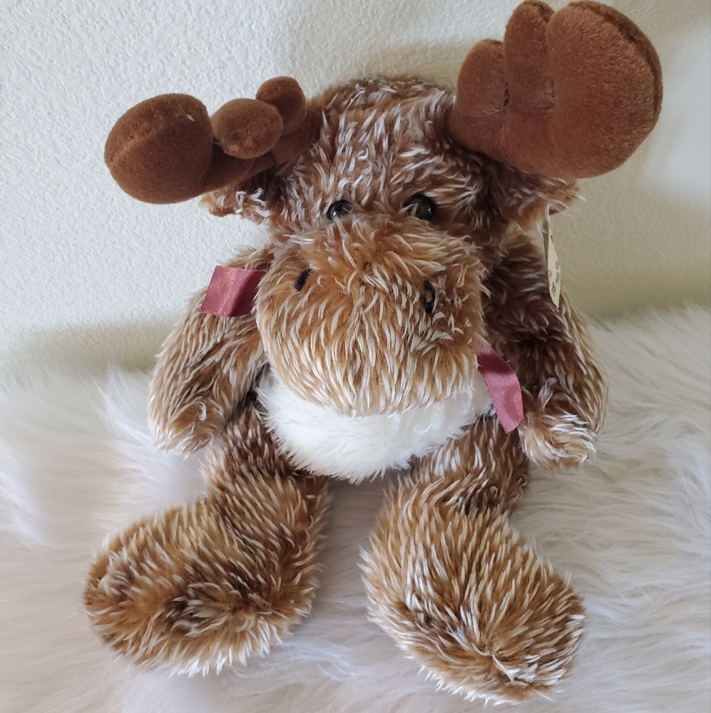 Cute Reindeer with A Ribbon Tie - Plush